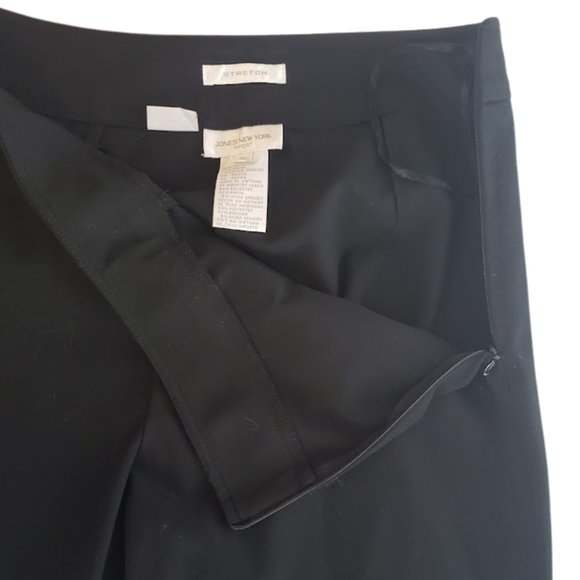 Jones New York Sport Black Stretch Pants w/ side zipper, SZ 10 - Picture 6 of 10